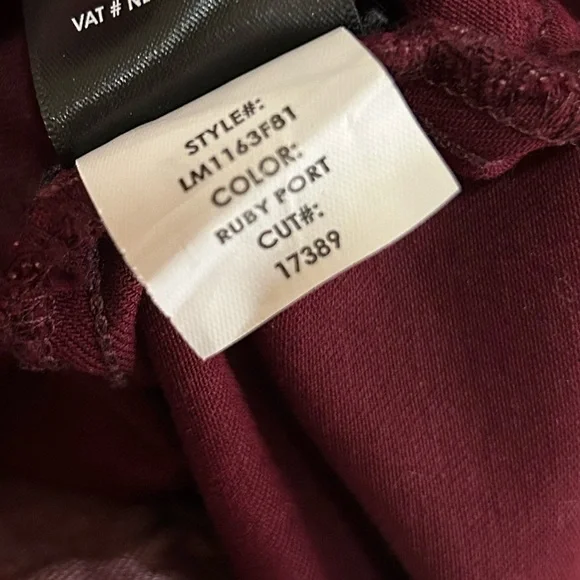 Liverpool Longline Jean Jacket - Ruby/Wine - Picture 9 of 13